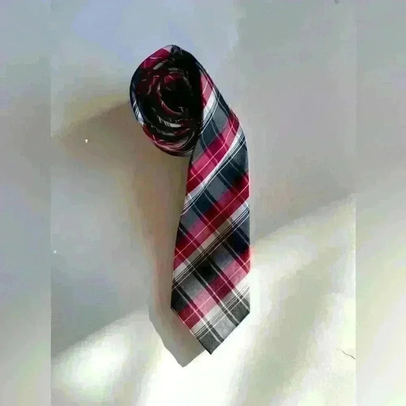 Pierre Cardin tie red/black - Picture 1 of 4